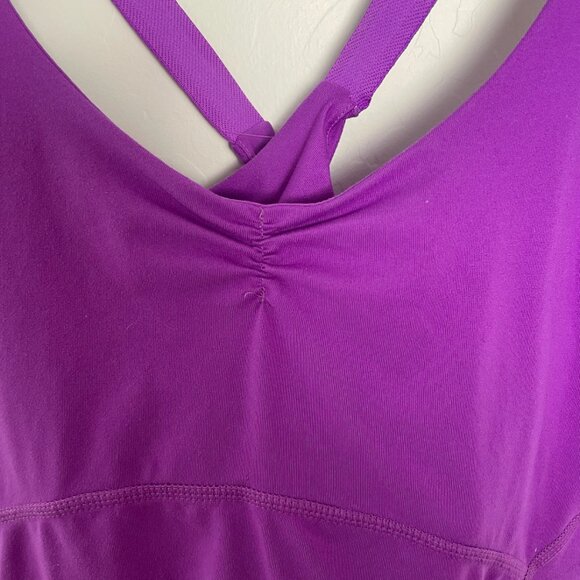 Sports Running Athletic Cross Tank Gym Girly Workout Casual Feminine Blouse Top - Picture 5 of 7